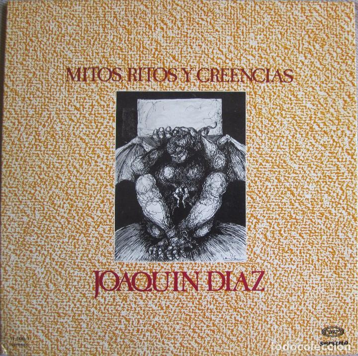 Discos de vinilo: JOAQU&Iacute;N D&Iacute;AZ: MITOS, RITOS Y CREENCIAS - Foto 1