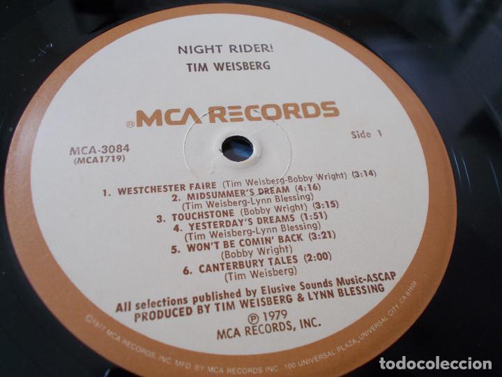 Discos de vinilo: TIM WEISBERG. NIGHT RIDER. - Foto 4