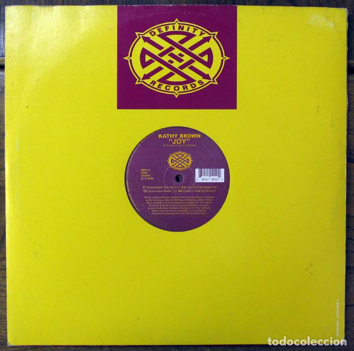 Discos de vinilo: KATHY BROWN - JOY - 1999 - DOBLE MAXI - HOUSE - Foto 1