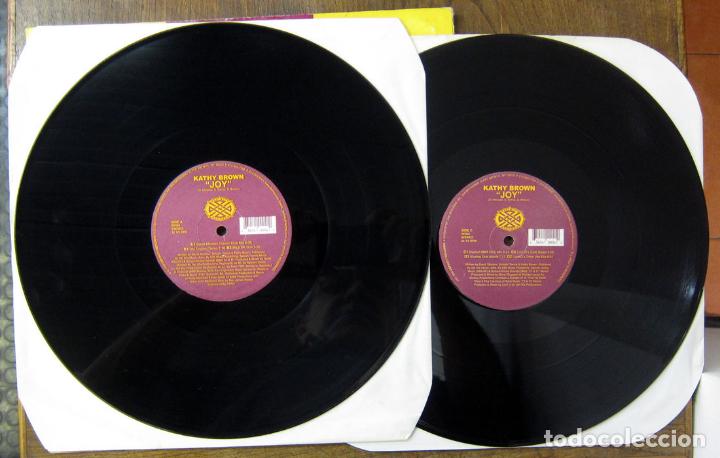 Discos de vinilo: KATHY BROWN - JOY - 1999 - DOBLE MAXI - HOUSE - Foto 3