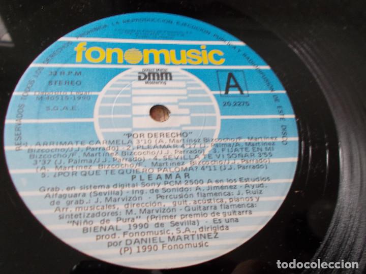 Discos de vinilo: PLEAMAR. POR DERECHO. - Foto 4