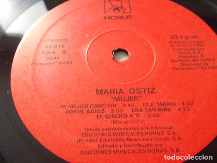 Discos de vinilo: MARIA OSTIZ, MUJER. - Foto 5