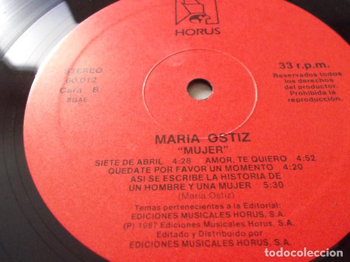 Discos de vinilo: MARIA OSTIZ, MUJER. - Foto 6