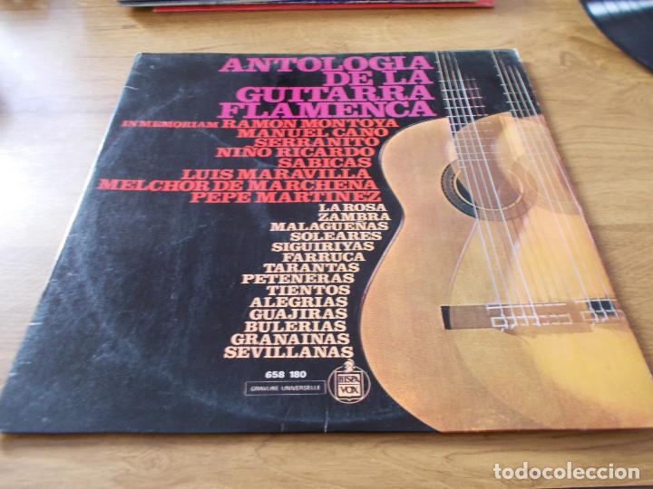 Discos de vinilo: ANTOLOGIA DE LA GUITARRA FLAMENCA. - Foto 1