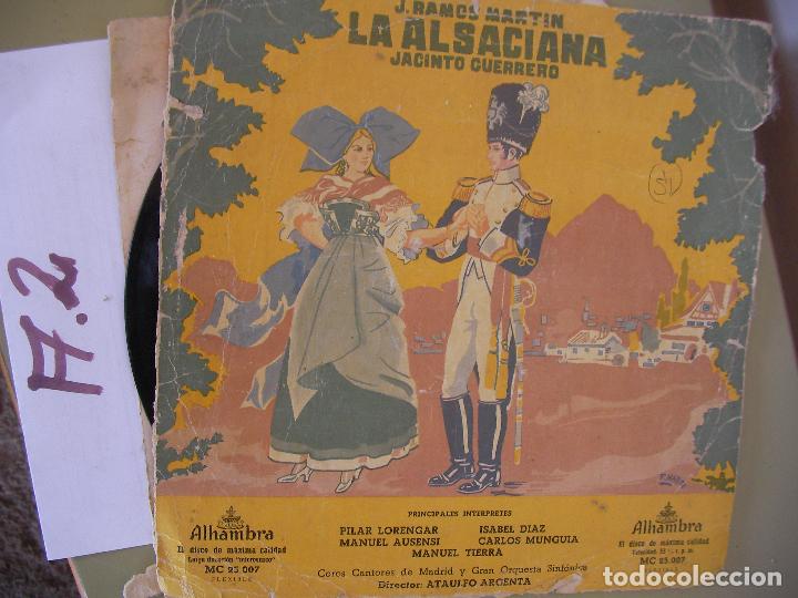 Discos de vinilo: LA ALSACIANA - JACINTO GUERRERO - Foto 1
