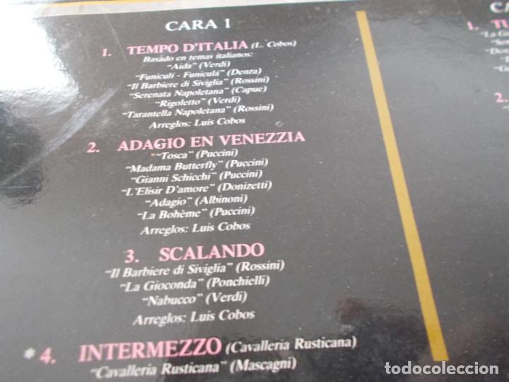 Discos de vinilo: LUIS COBOS. TEMPO D&acute;ITALIA - Foto 3