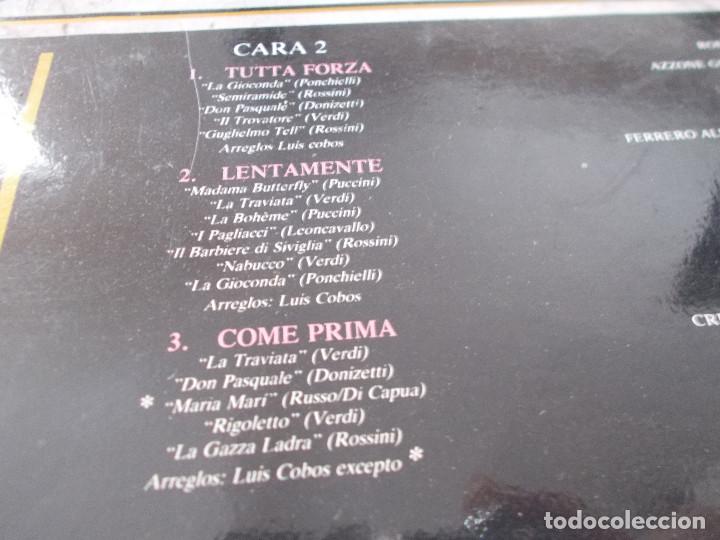 Discos de vinilo: LUIS COBOS. TEMPO D&acute;ITALIA - Foto 4