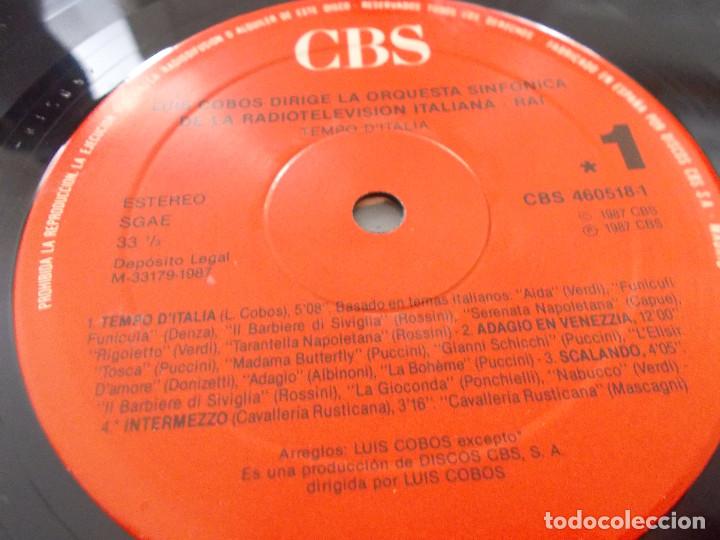 Discos de vinilo: LUIS COBOS. TEMPO D&acute;ITALIA - Foto 5