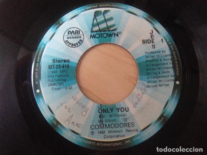 Discos de vinilo: COMMODORES_ONLY YOU_CEBU_PHILIPPINES EDITION_7 SINGLE_1983 - Foto 4