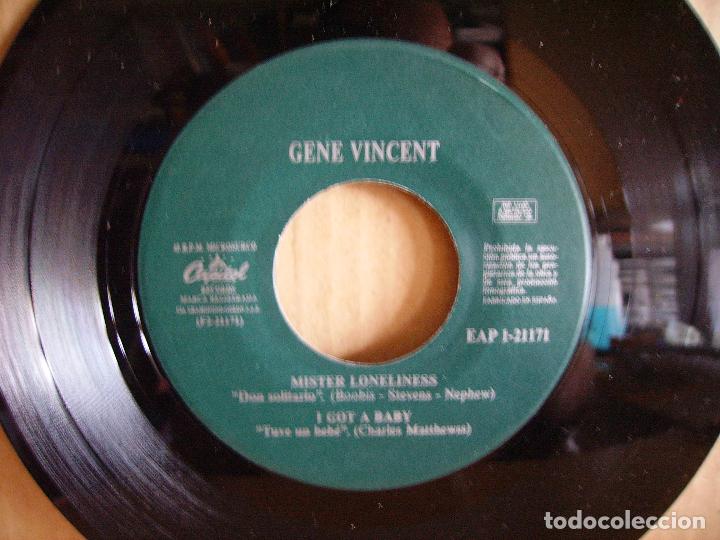 Discos de vinilo: GENE VINCENT  EP ---- BABY BLUE - Foto 4