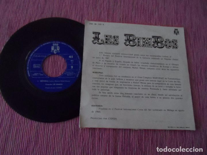 Discos de vinilo: LES BIMBOS - MARYPAZ + HISTORIA - Foto 2