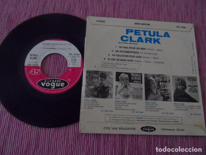 Discos de vinilo: PETULA CLARK - UN MAL POUR UN BIEN+ 3 - Foto 2
