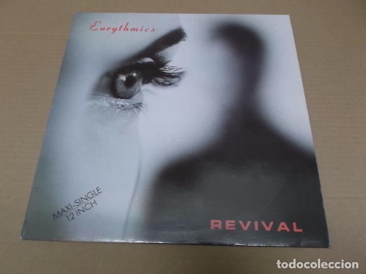 Discos de vinilo: EURYTHMICS (MX) REVIVAL +2 TRACKS A&Ntilde;O 1988 - Foto 1