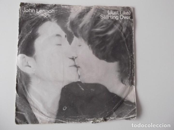 Discos de vinilo: JOHN LENNON - (Just like) Starting over - Foto 2