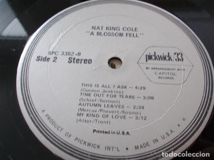 Discos de vinilo: NAT KING COLE. A BLOSSOM FELL - Foto 4