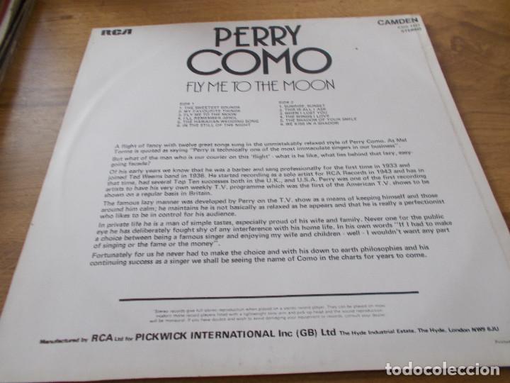 Discos de vinilo: PERRY COMO. FLY ME TO THE MOON. - Foto 2