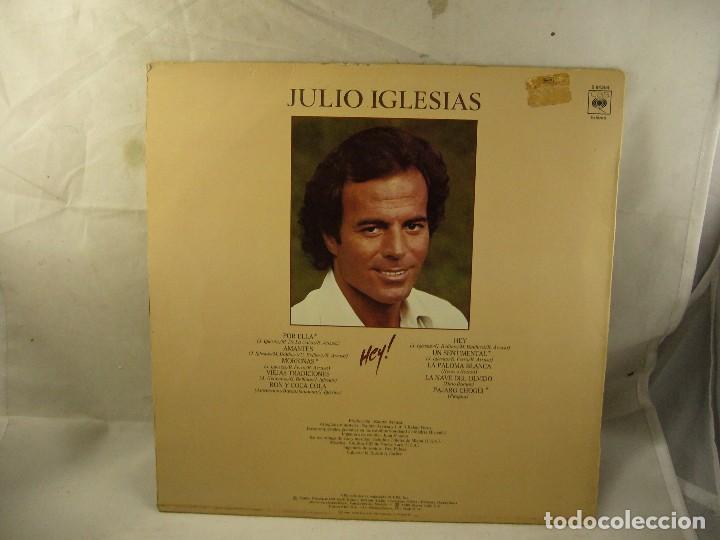 Discos de vinilo: LP - JULIO IGLESIAS - HEY! - Foto 2