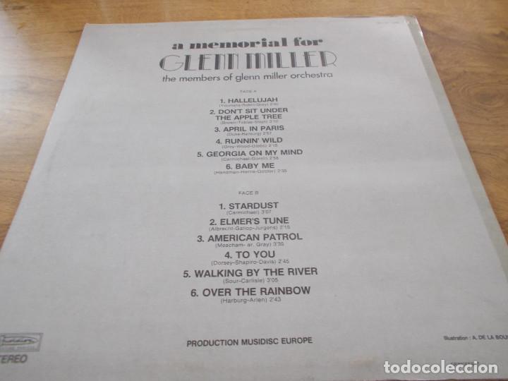 Discos de vinilo: A MEMORIAL FOR GLENN MILLER. VOL 2 . - Foto 2