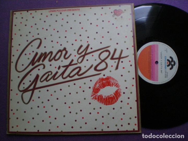 Dischi in vinile: LENIN PULGAR - Amor Y Gaita 84 - LP VENEZUELA LOVE RECORDS 1984 // LATIN