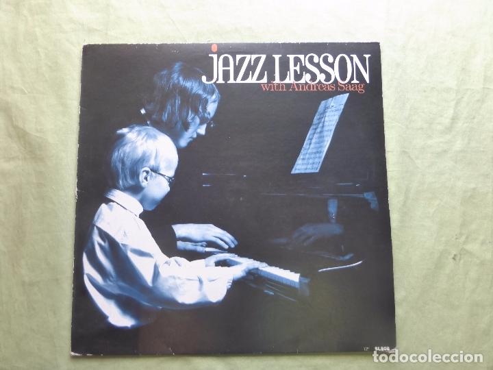 Discos de vinilo: VINILO. JAZZ LESSON WITH ANDREAS SAAG. BACKBONE - Foto 1