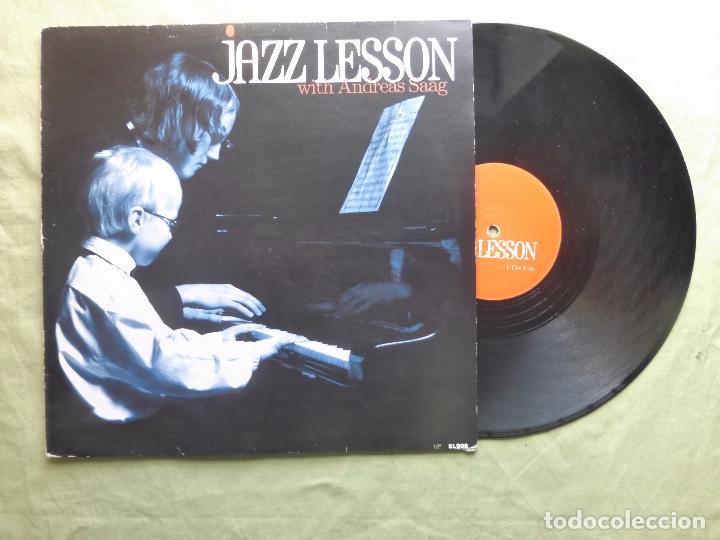 Discos de vinilo: VINILO. JAZZ LESSON WITH ANDREAS SAAG. BACKBONE - Foto 3