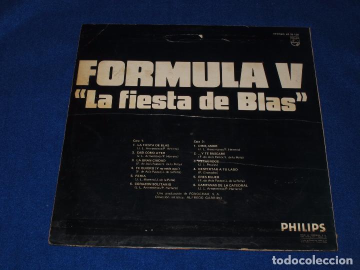 Discos de vinilo: FORMULA V - LA FIESTA DE BLAS - LP 1974 - - Foto 2