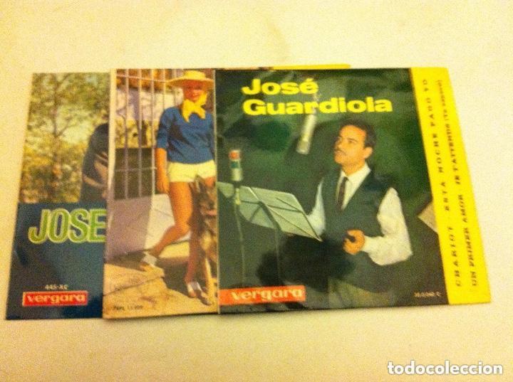 Discos de vinilo: jos&eacute; guardiola -lote de 3 discos - Foto 1