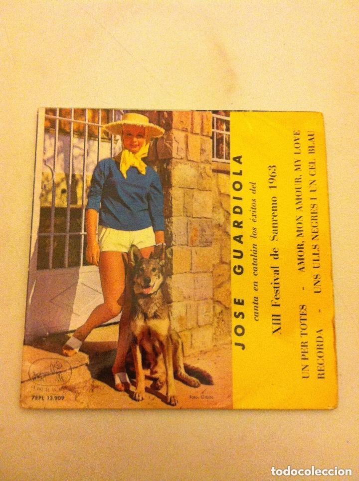 Discos de vinilo: jos&eacute; guardiola -lote de 3 discos - Foto 2
