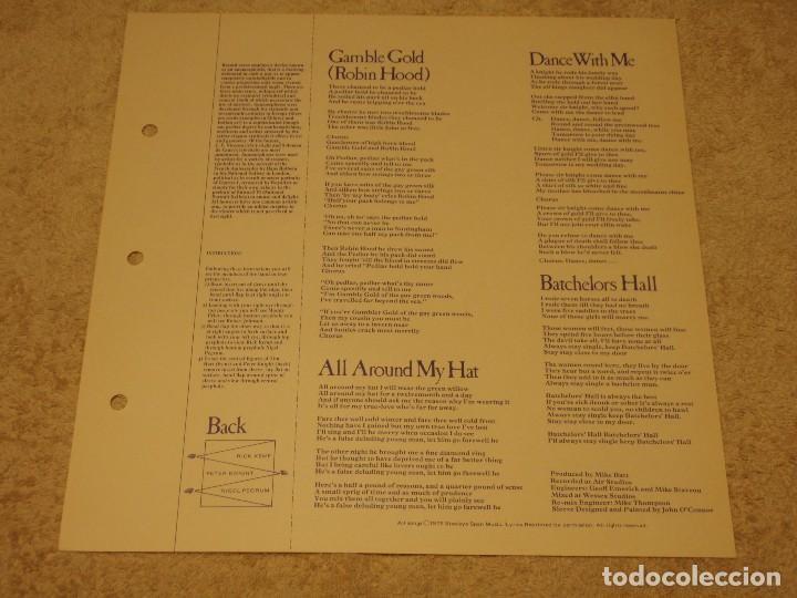 Discos de vinilo: Steeleye Span &ndash; All Around My Hat, UK 1975 Chrysalis - Foto 4