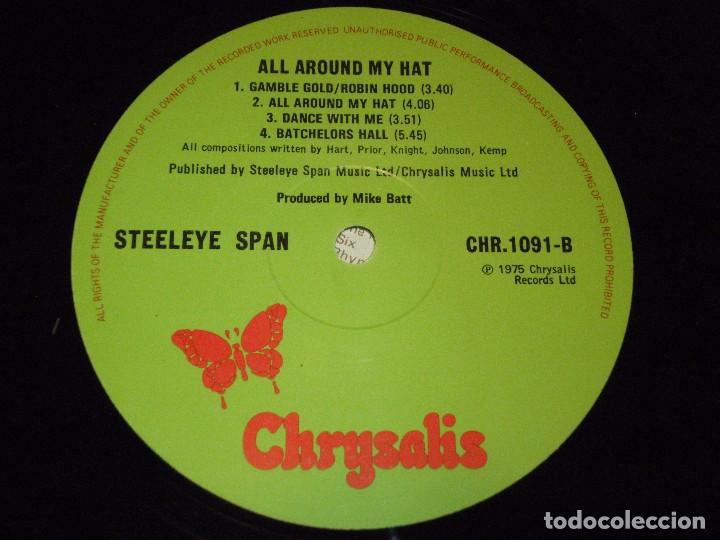 Discos de vinilo: Steeleye Span &ndash; All Around My Hat, UK 1975 Chrysalis - Foto 7