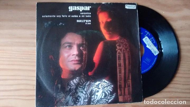 Discos de vinilo: SINGLE (VINILO) DE GASPAR A&Ntilde;OS 70 - Foto 1