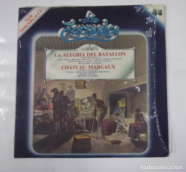 Dischi in vinile: LAS ZARZUELAS N&ordm; 46. LA ALEGRIA DEL BATALLON. CHATEAU MARGAUX. BENITO LAURET. TDKDA18