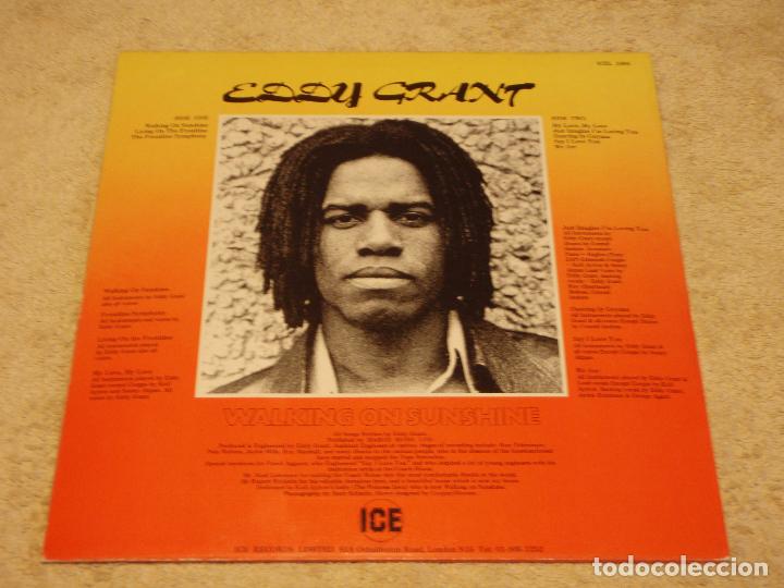 Discos de vinilo: EDDY GRANT ( WALKING ON SUNSHINE ) USA- 1978 LP33 EPIC - Foto 2 - 1129213