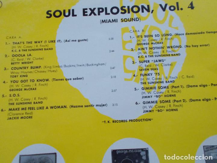 Discos de vinilo: SOUL EXPLOSION.VOL 4. MIAMI SOUND - Foto 3