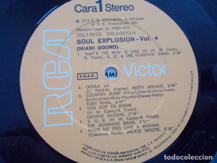Discos de vinilo: SOUL EXPLOSION.VOL 4. MIAMI SOUND - Foto 4