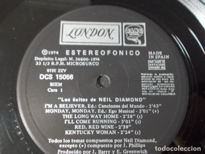 Discos de vinilo: EXITOS NEIL DIAMOND. - Foto 7