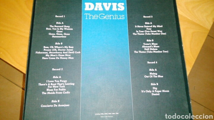 Discos de vinilo: Miles davis caja con 4 lps the genius - Foto 2