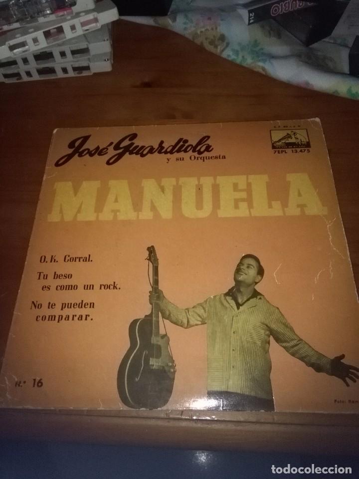Discos de vinilo: JOS&Eacute; GUARDIOLA Y SU ORQUESTA. MANUELA. MB1 - Foto 1