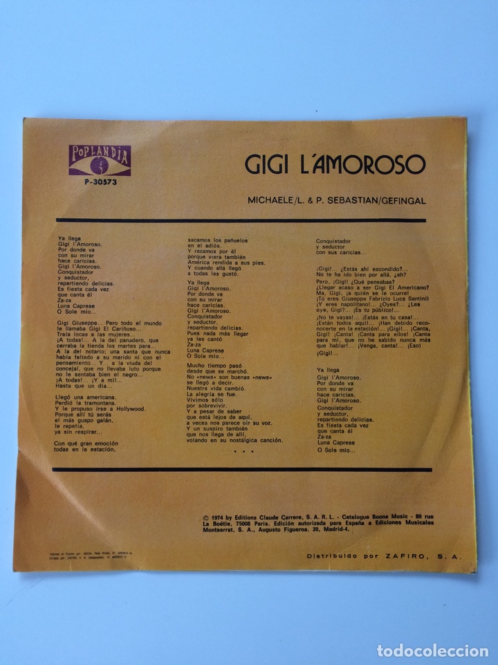 Discos de vinilo: Dalila, Gigi LAmoroso - Foto 2