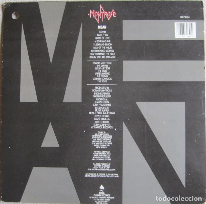 Discos de vinilo: MONTROSE: MEAN - Foto 2