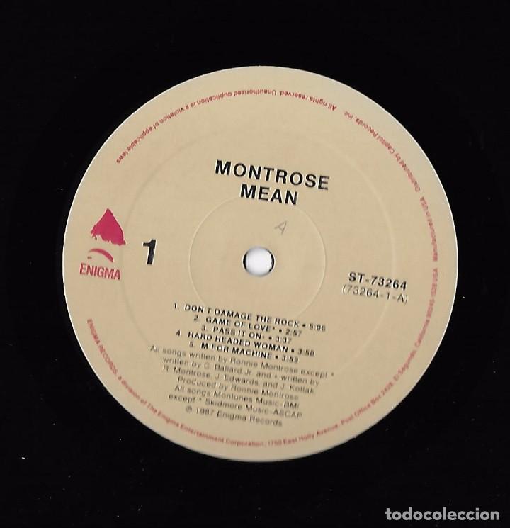 Discos de vinilo: MONTROSE: MEAN - Foto 3