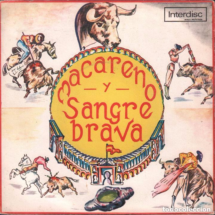 Discos de vinilo: GRAN ORQUESTA SANGRE BRAVA / MACARENO SINGLE INTERDISC DE 1972 RF-3112 - Foto 1
