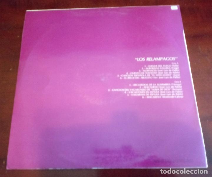 Discos de vinilo: LOS RELAMPAGOS - CAUDAL - 427 - LP - 1976 - Foto 2