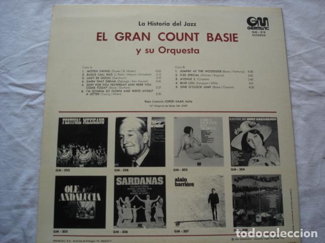 Discos de vinilo: Count Basie   El Gran Count Basie Y Su Orchestra - Foto 2