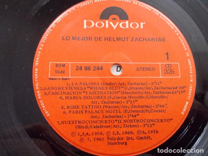 Discos de vinilo: LO MEJOR DE HELMUT ZACHARIAS. - Foto 3