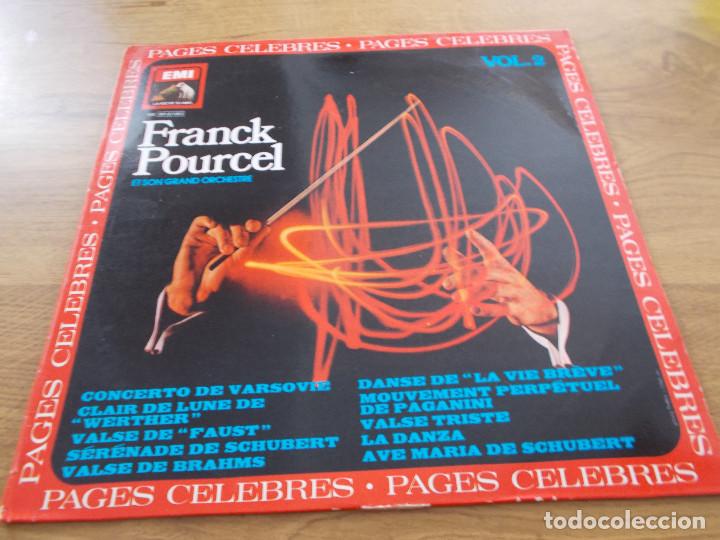 Discos de vinilo: FRANCK POURCEL Y SU GRAN ORQUESTA. PAGES CELEBRES - Foto 1