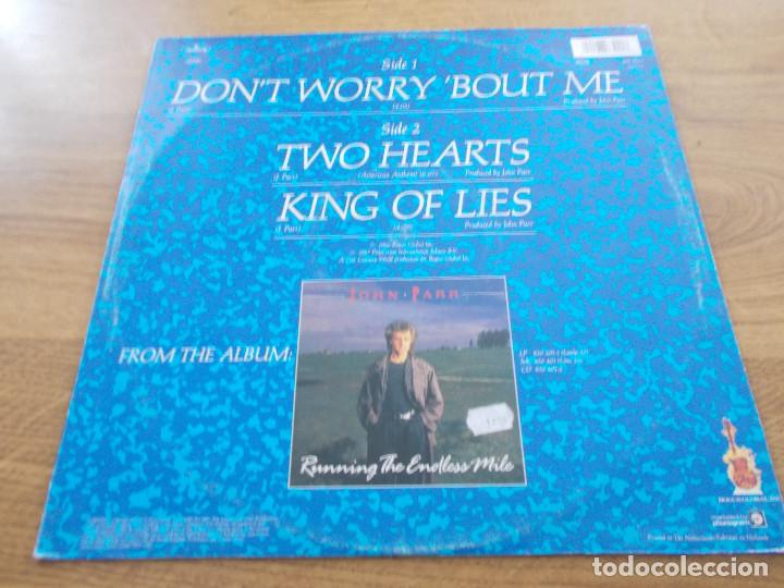 Discos de vinilo: JOHN PARR. DON&acute;T WORRY BOUT ME - Foto 2