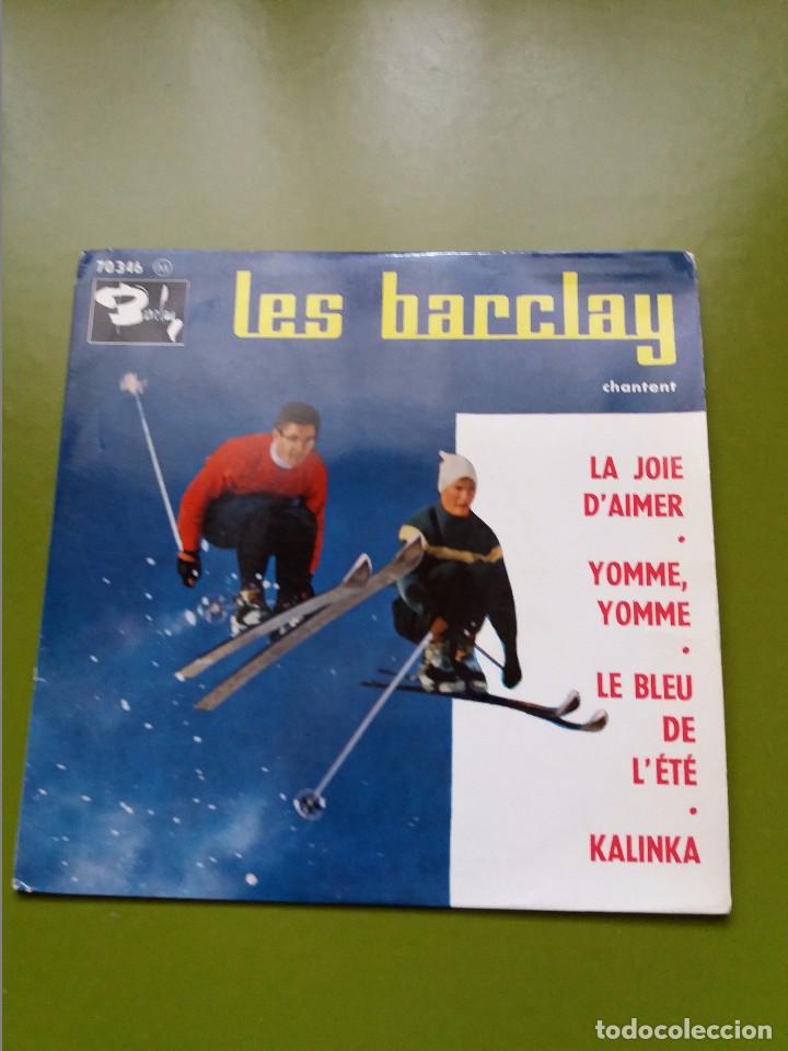 Disques de vinyle: EP ** LES BARCLAY ** JA JOIE D' AIMER ** COVER / EXCELLENT (EX) ** EP / EXCELLENT (EX) **
