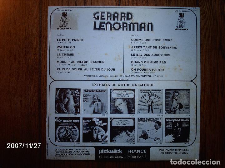 Discos de vinilo: gerard lenorman  -  le petit prince - Foto 2