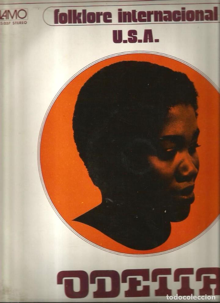 Discos de vinilo: LP ODETTA : FOLK USA - Foto 1
